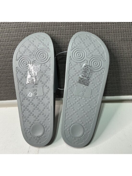 True Religion Mens Slides Gray Logo Size 9 Casual Slip-On Sandals main image 5